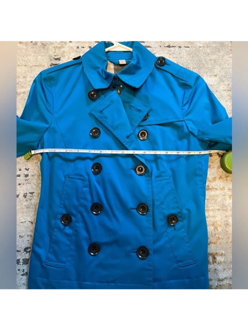 Burberry Brit Blue Double Breasted
Trench Coat  (perfect for spring )🌼💐 - Picture 6 of 6
